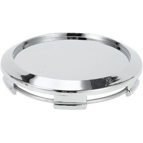 Universal Car Wheel Center Hub Cap/Inner Rim Cover Hub Caps for Most Cars/Snap-in Plastic 64mm 2.52" OD / 1 Pcs Silver Tone