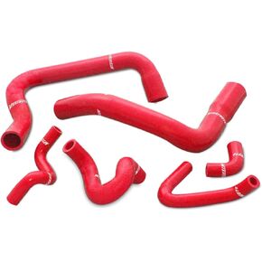 Mishimoto MMHOSE-MUS-86BK Silicone Radiator Hose Kit Compatible With Ford Mustang GT Cobra 1986-1993 Black