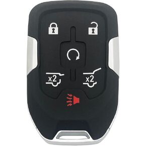Replacement Key Fob Cover Case fit for GMC Yukon Chevy Tahoe Suburban HYQ1AA 2014 2015 2016 2017 Keyless Entry Key Fob Shell