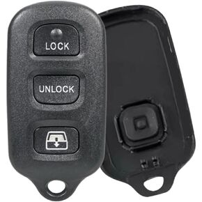 1 Keyless Remote Key Fob Shell Case and Pad Compatible with 1999-2009 4Runner & 2001-2008 Sequoia
