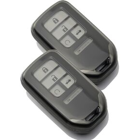 2Pcs Keyshell for Honda Key Fob Cover Case Fits Honda 2022-2025 Accord Civic HR-V CR-V Odyssey Pilot Sport SI EX EX-L Touring Accessories