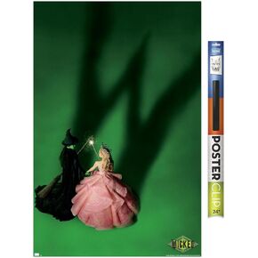 Trends International Wicked - Teaser One Sheet Wall Poster, 34L x 22.4W, Poster & Clip Bundle