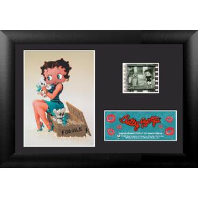 Trend Setters Betty Boop Box of Puppies Framed FilmCells Special Edition Display 7x5