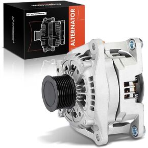 A-Premium Alternator Compatible with Ram 2500, 3500, 4500, 5500, 2013-2023, 6.7L, 12V 220A 8-Groove Clutch Pulley Clockwise, Replaces 421000-7140, 56029707AA