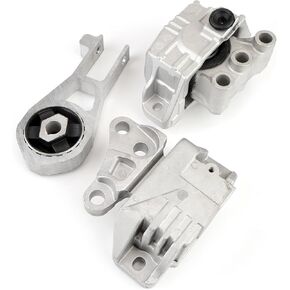 Engine Motor Transmission Mount Set 3Pcs Compatible with Jeep Renegade Fiat 500X 2.4L 2015-2018 Engine Mounts Replace 68363756AA 68258599AA 68363755AA