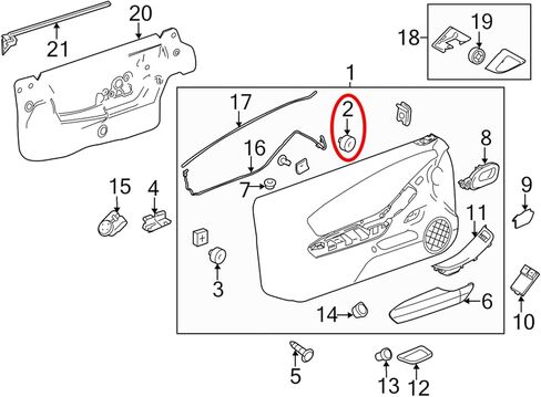 OAUTOO 10pcs Door Trim Panel Retainer Clip for GM 11519032 in Saudi Arabia