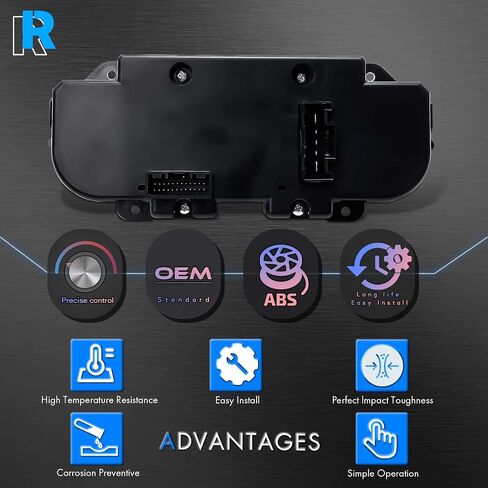 68268190AA AC Heater Climate Control Unit Heat Defrost with Housing Panel Fit for RAM 1500 3500 2013-2018 Air Conditioning Temperature Controls Module Replace# 68186217AD, 68236776AB, 68239170AA/AB in Saudi Arabia