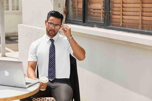 COOFANDY Mens Short Sleeve Dress Shirt Wrinkle Free Button Down Shirts Formal Business Shirt in Saudi Arabia