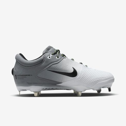 حذاء Nike Hyperdiamond 4 Elite Low Metal Softball SZ 9 أسود | أبيض in Saudi Arabia