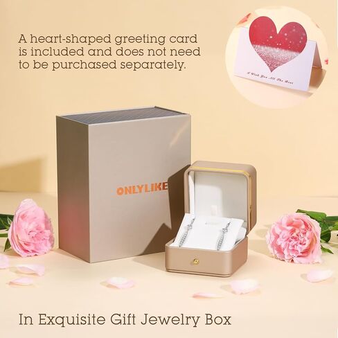 Earrings for Women, Anniversary Birthday Gifts for Wife Girlfriend, 1-2 Carat Moissanite Earrings, Anniversary Jewelry Present for Wife, Birthday Christmas Valentines Gifts in Saudi Arabia
