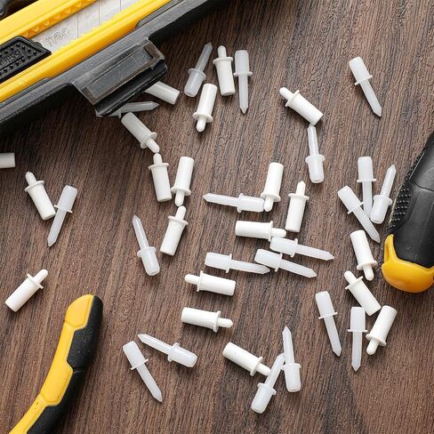 مايتيس 40 قطعة من دبابيس اصلاح المصراع المحملة بنابض، دبابيس اصلاح بديلة للنوافذ، ابيض in Kuwait