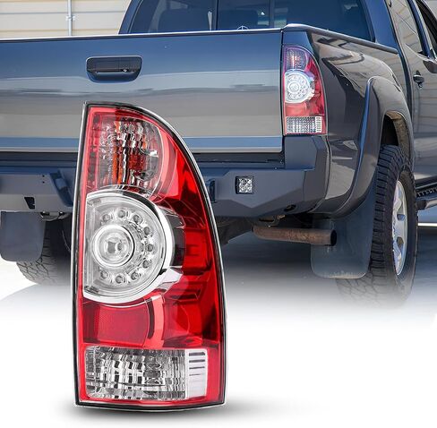 AUTOONE For Toyota Tacoma Tail Lights Assembly, Tail Lamp Assembly Fit for 2005-2015 Tacoma Pickup Rear Factory OEM Passenger Side, With Single LED Bulbs in Kuwait