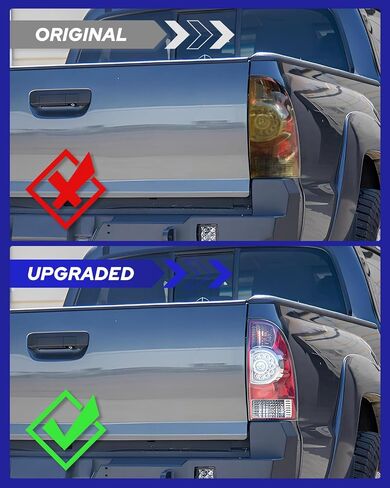 AUTOONE For Toyota Tacoma Tail Lights Assembly, Tail Lamp Assembly Fit for 2005-2015 Tacoma Pickup Rear Factory OEM Passenger Side, With Single LED Bulbs in Kuwait