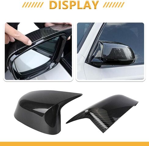 Mirror Caps Fitment for BMW 2PCS-Set (Carbon Fiber Style, F22 F30 F32 F36) in Saudi Arabia