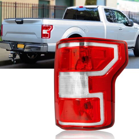 Jaronx Compatible with Ford F150 Tail Light Assembly 2015 2016 2017, Left Driver Side Tail Lamp w/LED Blind Spot Radar Taillight Assembly Replacement HL3Z-13405-D/FL3Z-13405-D (Module NOT Included) in Saudi Arabia