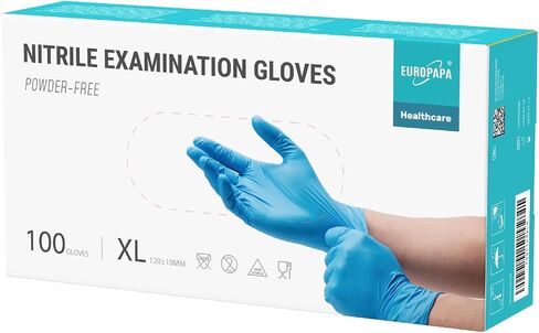 EUROPAPA Nitrile Examination Gloves, Pack of 100 in Saudi Arabia