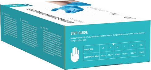 EUROPAPA Nitrile Examination Gloves, Pack of 100 in Saudi Arabia