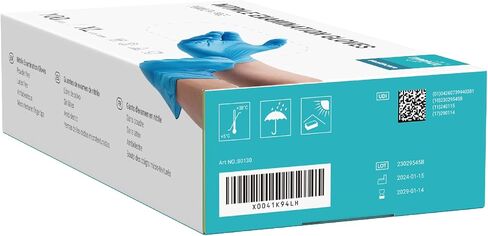 EUROPAPA Nitrile Examination Gloves, Pack of 100 in Saudi Arabia