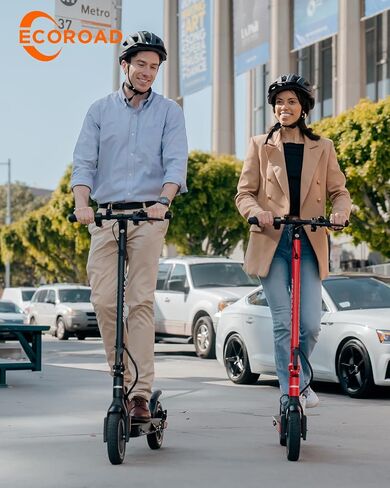 Electric Scooter EC6, 350W Motor & 19 MPH Adults Commuting Scooters, 12-15 Miles Long Range Electric Kick Scooters, 8.5" Pneumatic Tires Lightweight Foldable E-Scooter for Commuter (Gray) in Saudi Arabia