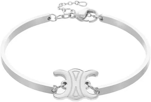 Bangle stainless steel 18K Gold plated for Women. Jewelry Set, trendy accessories women's waterproof bracelet in gift box. Cuff luxury bracelets are trendy gifts for the holiday in Saudi Arabia