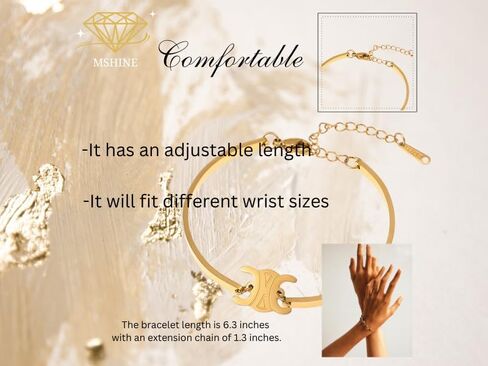 Bangle stainless steel 18K Gold plated for Women. Jewelry Set, trendy accessories women's waterproof bracelet in gift box. Cuff luxury bracelets are trendy gifts for the holiday in Saudi Arabia