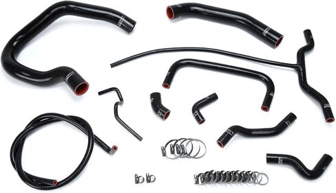 HPS 57-1661-BLK Black Silicone Radiator and Heater Hose Kit Coolant, 1 Pack in Kuwait
