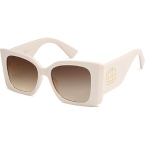 SOJOS Sunglasses for Women & Men Square Wide Thick Frame Shades Retro Trendy Fashion UV Protection SJ2349
