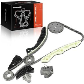 A-Premium Engine Timing Chain Kit W/Tensioner & Sprocket & Guide [fits DOHC, L4 2.4L] Compatible with Hyundai Sonata 2006-2007 & Kia Magentis 2007-2010, Optima 2006-2008, Rondo 2007-2008