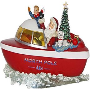 Santa's Motor Boat Decorative Box in Kuwait