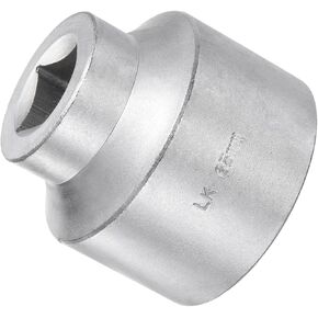 12-Point Impact Socket, 3/4" Square Drive 65mm Socket, 45# Steel Radiused Corner Design Standard Impact Socket - (Application: for General Repairs)