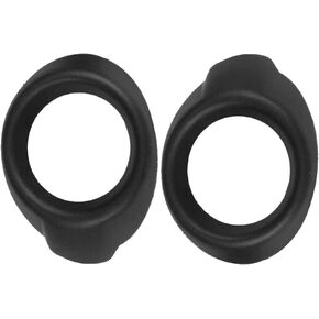 Front Bumper Fog Light Cover Bezel Trim Ring Cover BM51-19952-AD, Pair Set Front Bumper Fog Lamp Covers Trim Bezel, 2012-2014 Compatible with Ford Focus - Black