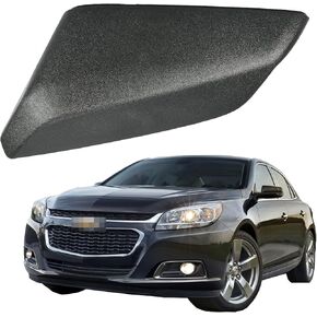 Rearview Mirror Cover Passenger Right Side Compatible with Chevrolet Chevy Malibu 2016-2024 Glossy Black,Not Fit LT model