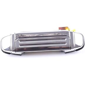 Exterior Door Handle for 1998-2000 Mitsubishi Montero Pajero Rear Chrome Plastic (Rear Driver Side L)