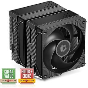 ID-COOLING FROZN A620 PRO SE - Blackout Dual-Tower Air CPU Cooler, 6×Ф6mm Heatpipes, Dual 120x120x25mm Quiet Fans, Intel LGA1700/1851/1200/115X; AMD AM4/AM5 (157mm in Height)