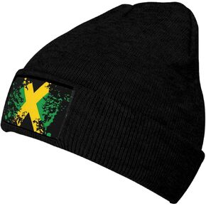 Jamaica Flag Jamaican Beanie Hat Funny Sleep Cap Headwear Hats Neck Gaiter Headscarf for Women Men
