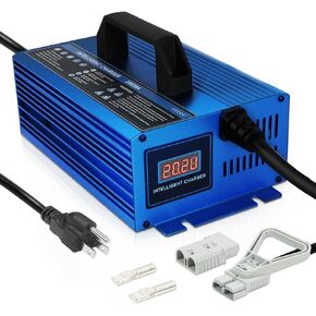 24V 20A Battery Charger,Forklift Battery Charger,Fully Automatic Battery Charger,Smart Car Battery Charger, 20 Amp Lead Acid Battery Charger with 7 Protection Functions
