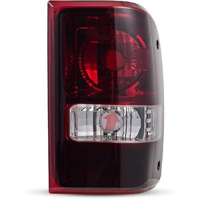 Tail Light for Ford Ranger w/o STX Model 2001 2002 2003 2004 2005 2006 2007 2008 2009 2010 2011 FO2819111 FO2801156 Dark red Passenger Side (RH)