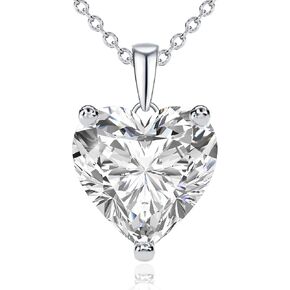 Sparkling Diamond Necklaces For Women | Elegant 925 Sterling Silver Necklace For Women with VVS Moissanite | Luxurious Jewelry for Women | Anniversary Christmas Birthday Gifts for Women