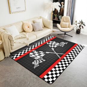 Boys Race Car Play Mat,Kids Play Rugs,Kid Playroom Carpet with Rubber Backing,Kids Play Rug & Car Carpet,Perfect Kids Rugs for Playroom & Bedroom,Fun Mat for Kids,Birthday Gift for Grandson