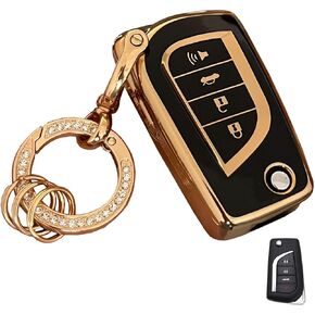 Soft TPU For Toyota Key Fob Cover Accessory Fits For Toyota Fortuner tundra Camry RAV4 Highlander Corolla