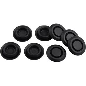 8PCS Body Floor Drain Plugs 55177482AA Compatible with Jeep Wrangler TJ 1997-2006 SE Sport Sahara Rubicon X Unlimited Grand Cherokee 2013-2021 Dodge Durango 2011-2021 Ergonomic Button Plugs
