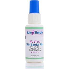 Safe n Simple No-Sting Skin Barrier Wipe, 2" x 2" (Box of 100)