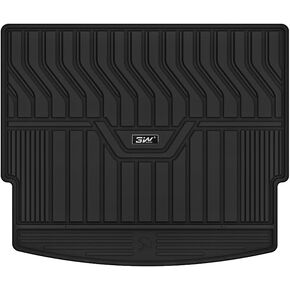 3W Floor Mats & Cargo Mats for 2021-2024 2025 Nissan Rogue, Custom Fit TPE All Weather Floor Liner Full Set Rogue Accessories Car Mats Trunk Mats Fit with The Top Position (NOT for Sport)