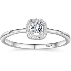 925 Sterling, Moissanite Ring: A Sparkling Marvel! Perfect Rings for Women, Engagement Rings for Women, Wedding Rings for Women. Women Best Friend!