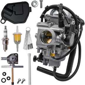16100-HP0-A03 Carburetor Fit for Honda TRX500FE TRX500FM TRX500 Fe Fm Foreman 500 4X4 2005-2011 16100-HP0-A01, 16100-HP0-A02 Carb With Petcock Fuel Shutoff Valve