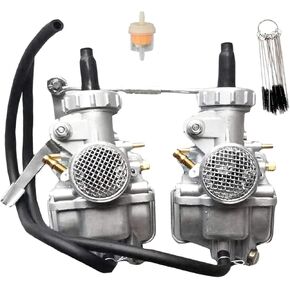 Autu Parts CB200 Carburetor Dual Carb Assy Set for Honda CB200T CL200 1974-1976