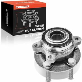 A-Premium Front or Rear Wheel Bearing and Hub Assembly with 5-Lug Compatible with Ford Edge 2015-2020, Lincoln MKX 2016-2018, Nautilus 2019-2020