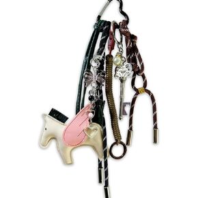 Bag Charms Purse Charm for Handbags, Cute and Trendy Designer Paracord Rope Purse Charms for Bogg Bags Backpacks Tote bags Ideal Bag Accessories for Women & Girls