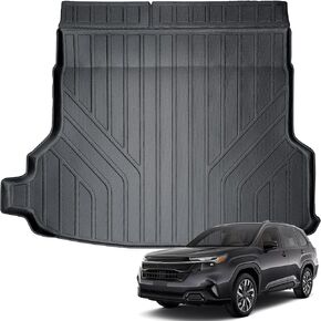 Auxko All Weather Floor Mats Fits for Subaru Forester 2025 TPE Liners Accessory for Subaru Forester 2025 All Season Odorless Anti-Slip Floor Mats Black
