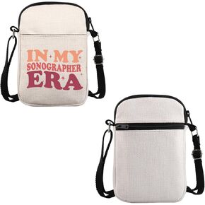VAMSII Sonography Tech Gift Future Sonographer Crossbody Bag Ultrasound Tech Travel Bag Radiology Stu-dent Graduation Gift